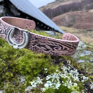 Celtic Copper Cuff Bangle