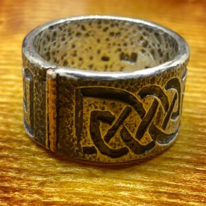 Celtic silver ring