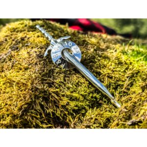Personalised Silver Kilt Pin