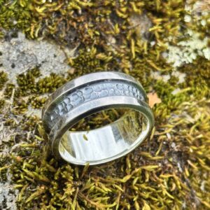Textured Groove Ring