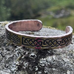 Celtic Copper Cuff Bangle