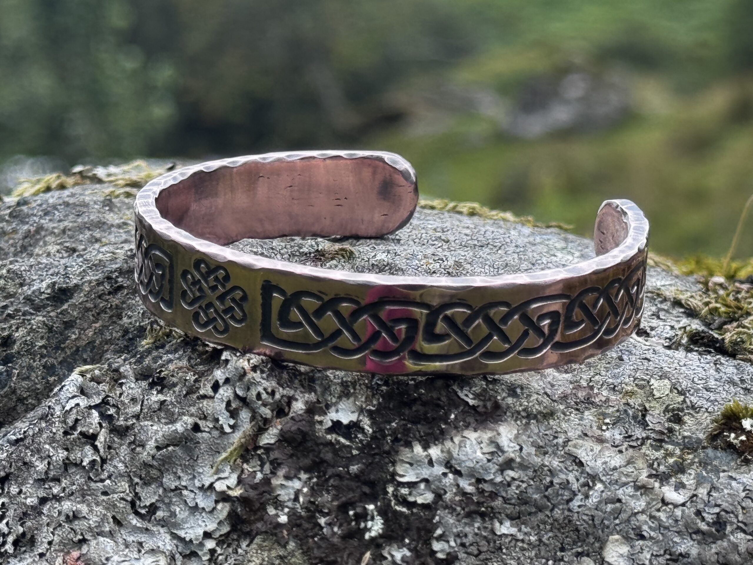 Celtic Copper Cuff Bangle