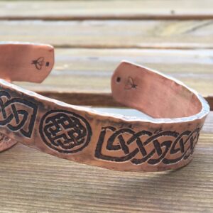 Celtic Copper Cuff Bangle