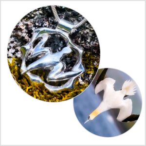 Sterling Silver Gannet Pendant