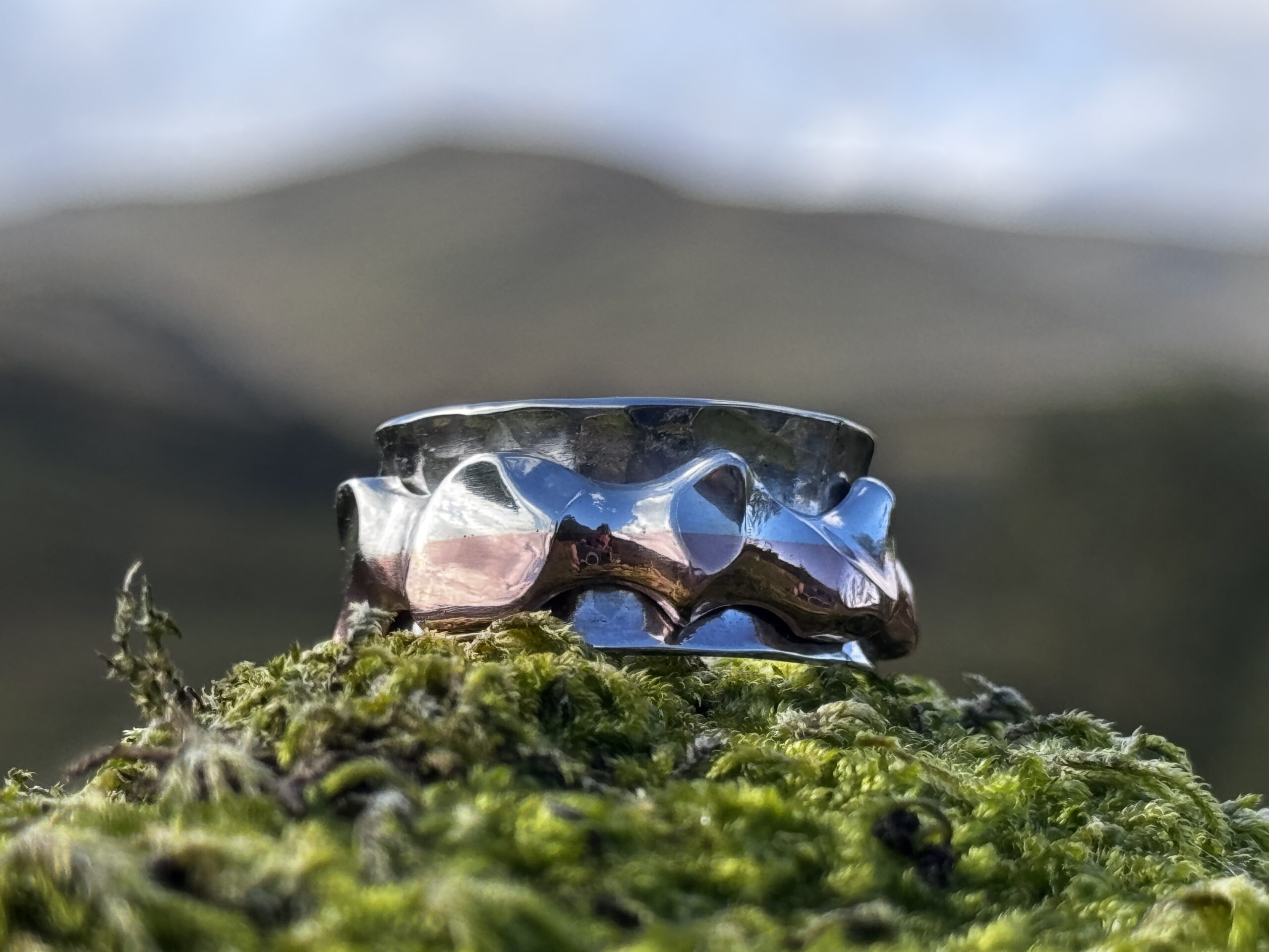 Mountain Inspired Spinner Ring