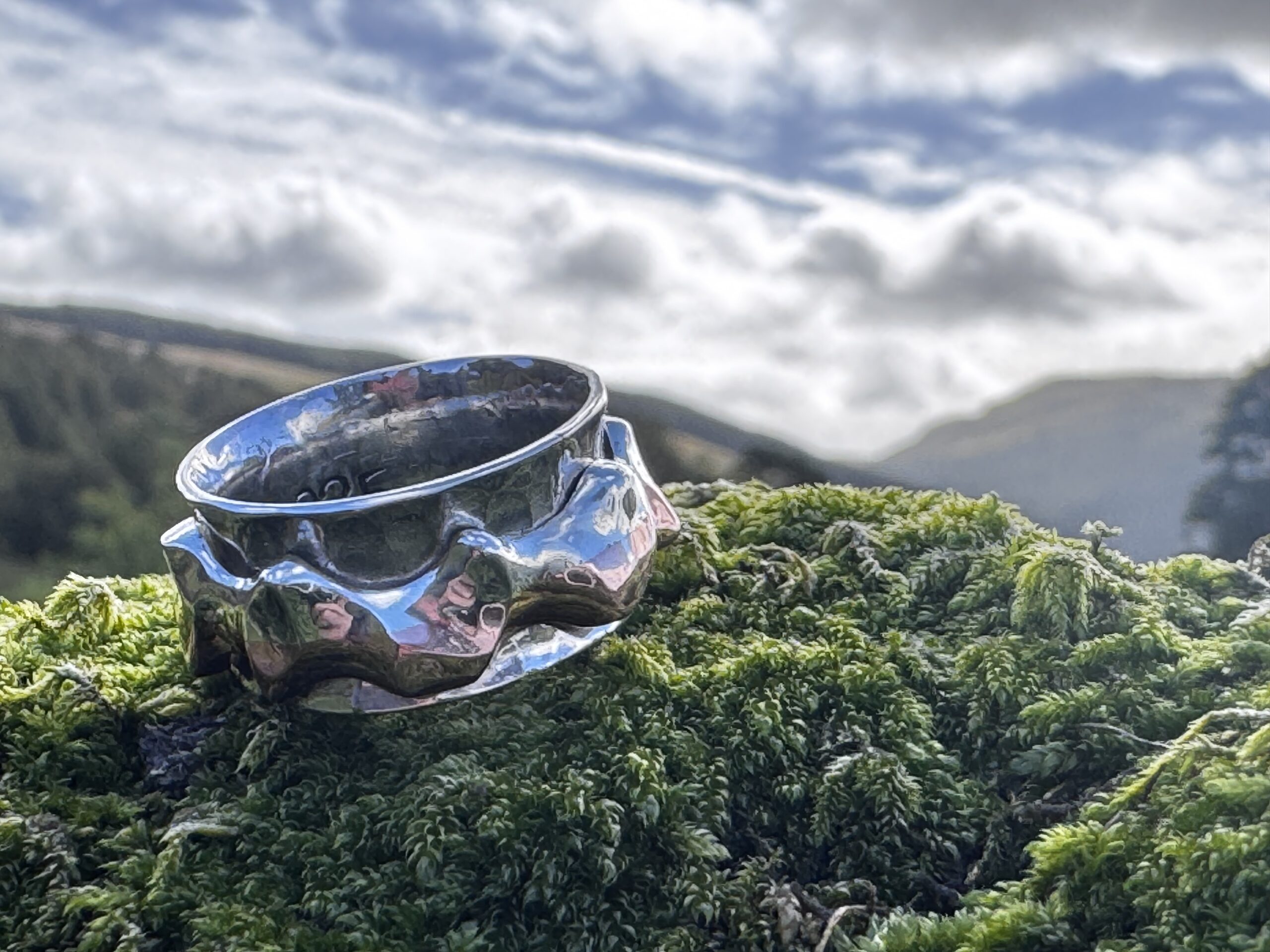 Mountain Inspired Spinner Ring - Image 6