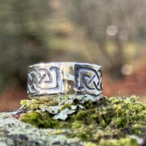 Rustic Celtic Silver Ring