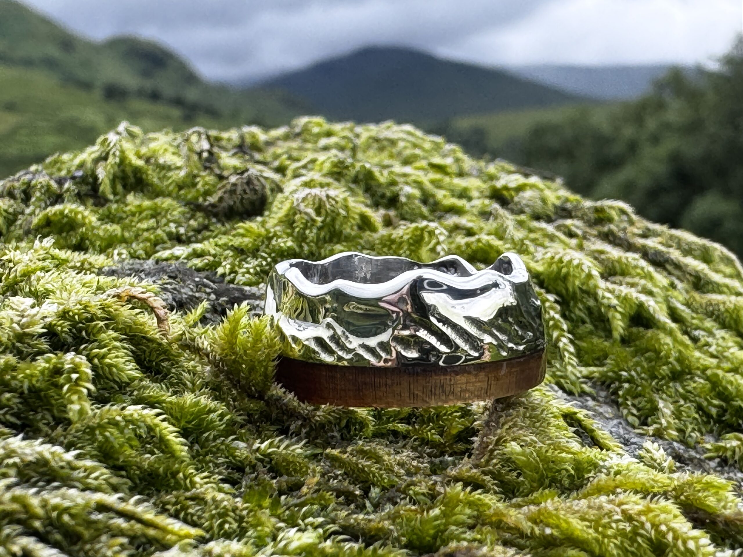 Mountain Ring & Highland Cow Horn